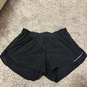 Lulu lemon hotty hot shorts size 12